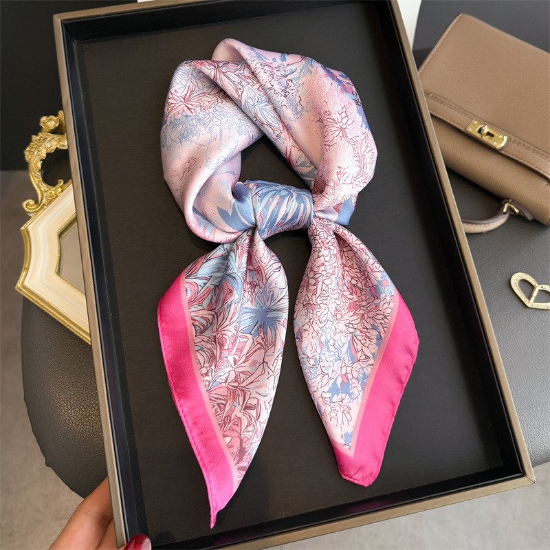 Face Scarf Mask - Foulard imprimé de luxe pour femme,