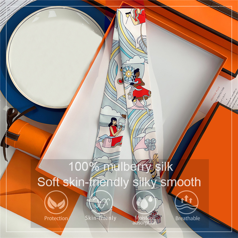 Foulard en soie de mûrier pour - Silk Neck Scarf avis et prix