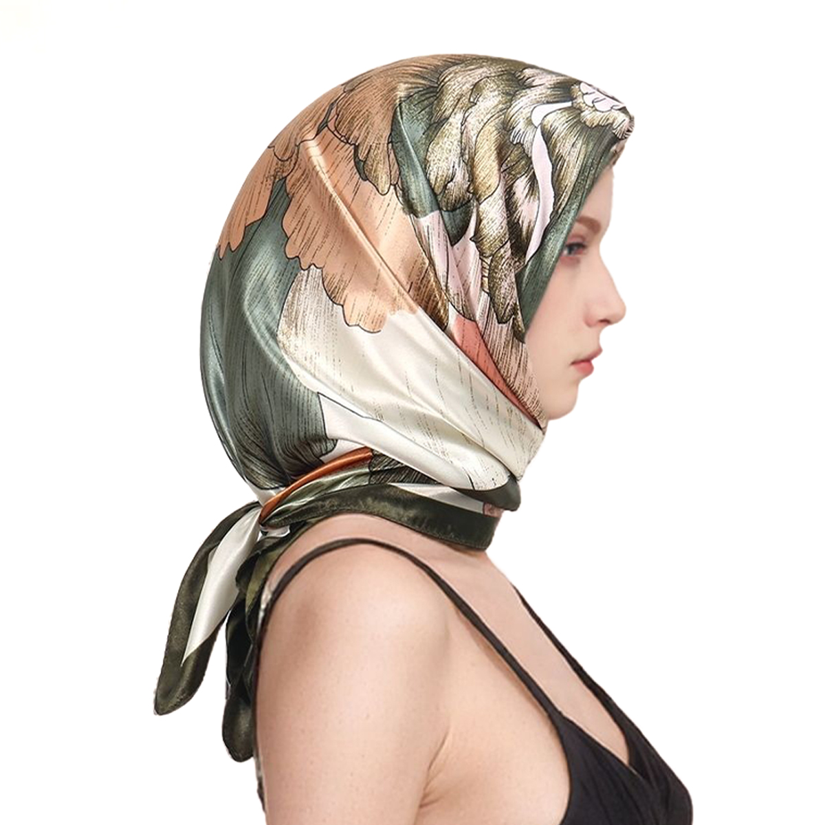 90*90 cm Satin soie carré écha - Silk Neck Scarf avis et prix
