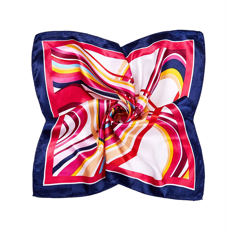 Écharpe carrée imprimée pour f - Silk Neck Scarf avis et prix