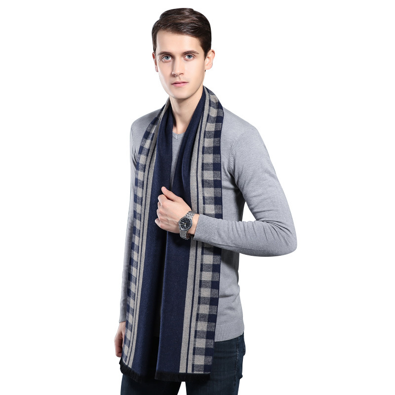 Marque de créateur Plaid homme - Muffler Men Wool avis et prix