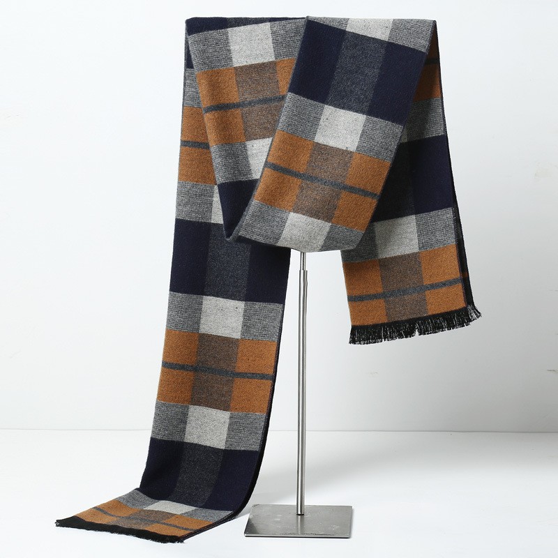 Marque de créateur Plaid homme - Muffler Men Wool avis et prix