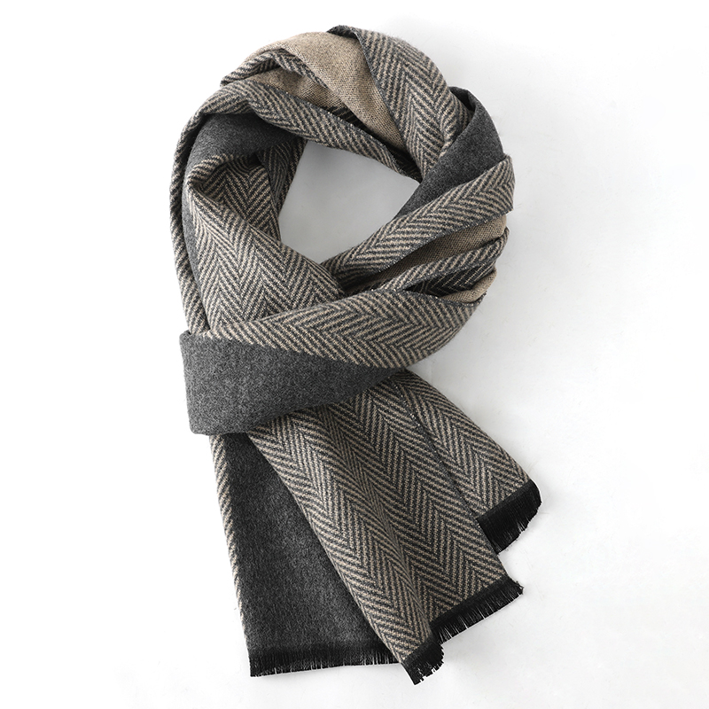 Luxe hiver hommes écharpe châl - Muffler Men Wool avis et prix