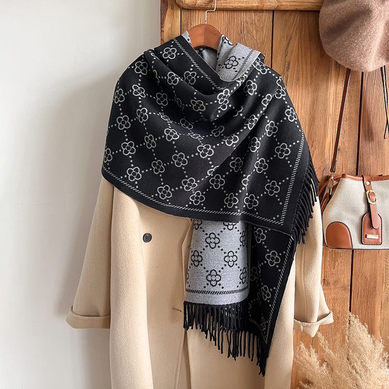Marques Jacquard Design hiver  - Woven Scarf Blanket avis et prix
